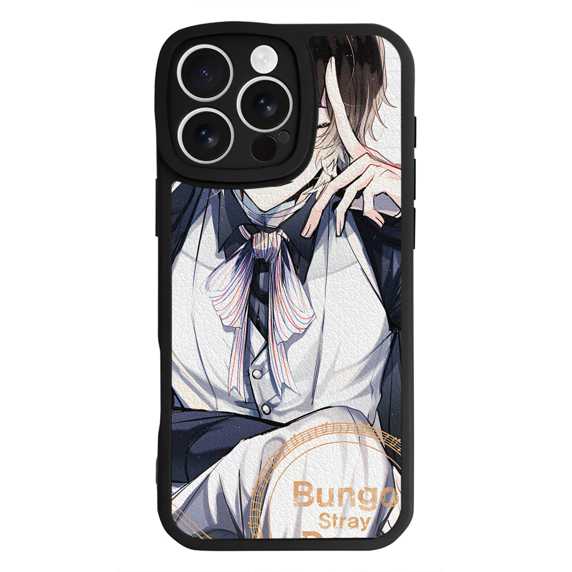（画像用） 文豪ストレイドッグス Bungo Stray Dogs 【iPhone 16シリーズ対応】シリコンスマホケース（レザー調） 材質：シリコン